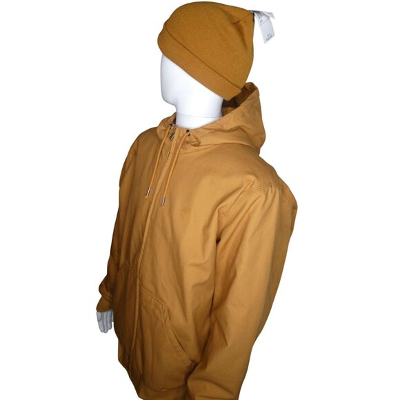 Timberland Men's Insulated Canvas Hooded Bomber Jacket Size XXL - Picture 7 of 14